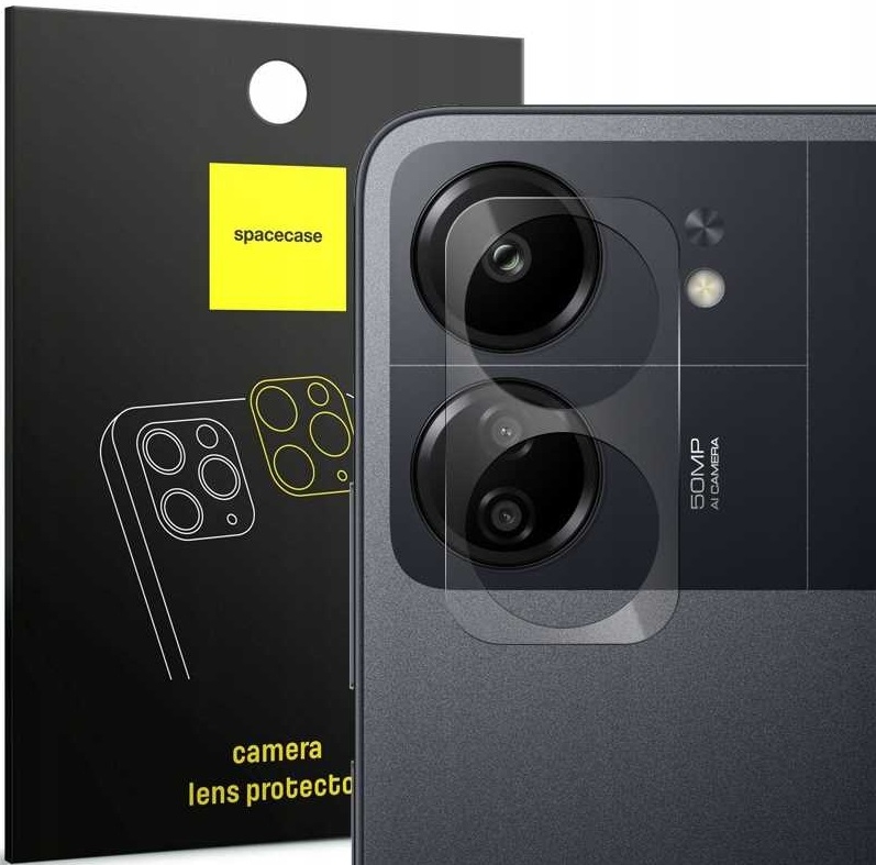 Αντιχαρακτικό Γυαλί Προστασίας Xiaomi Redmi 13C 4G / Poco C65 Spacecase Camera Glass Lens Protector για Φακό Κάμερας Transparent