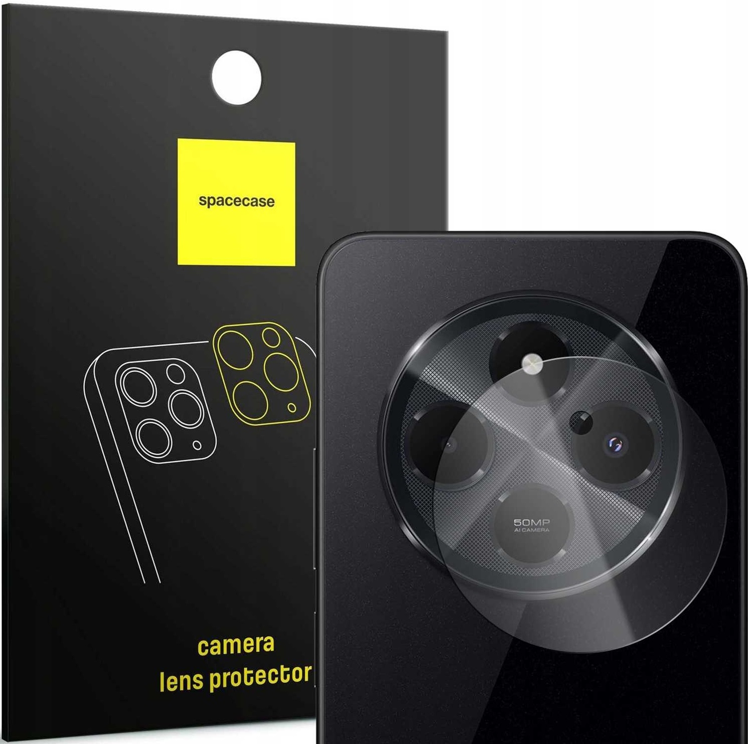 Αντιχαρακτικό Γυαλί Προστασίας Xiaomi Redmi 14C Spacecase Camera Glass Lens Protector για Φακό Κάμερας Transparent 