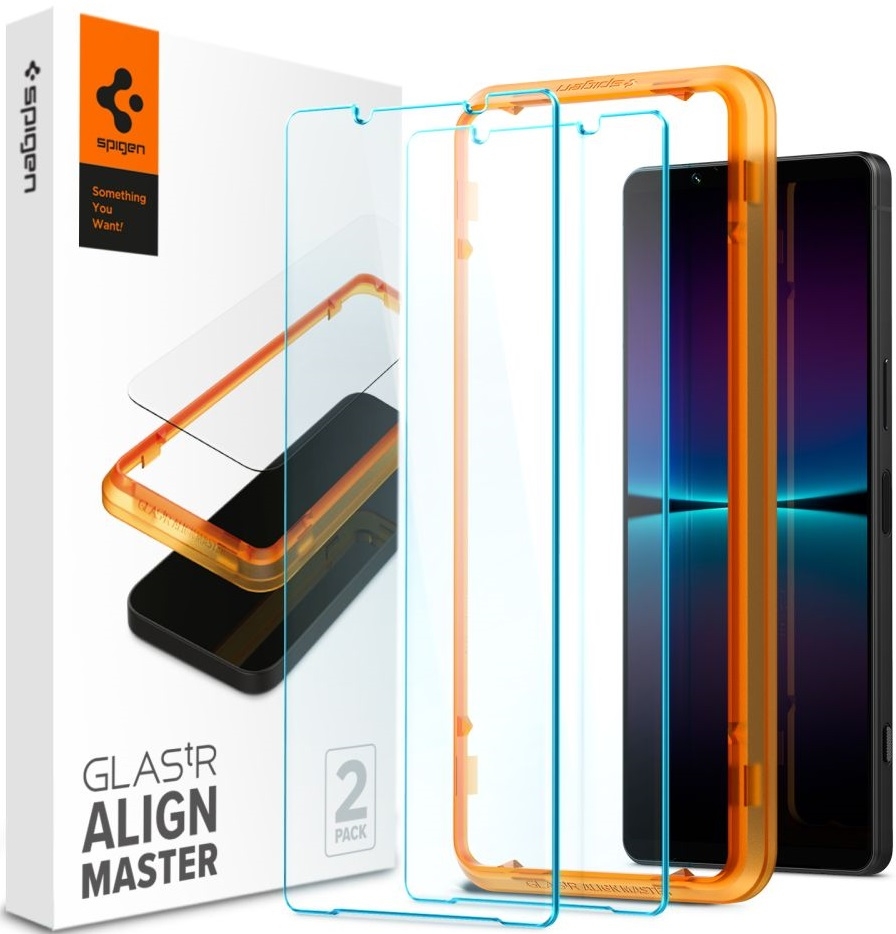 Αντιχαρακτικό Γυάλινο Tempered Glass - Sony Xperia 1 VI - Spigen GLAS.tR ALIGNmaster - Clear - 2 Τεμάχια