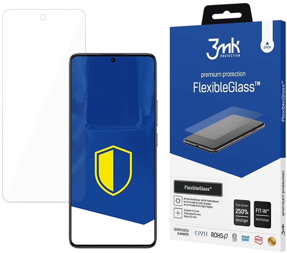 Αντιχαρακτικό Υβριδικό Προστατευτικό Γυαλί Οθόνης - Xiaomi Poco F6 Pro - 3MK Premium Flexible Glass - 0.3mm