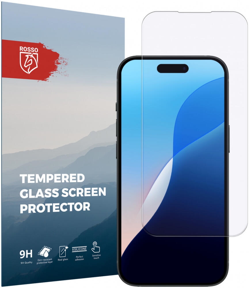 Αντιχαρακτικό Προστατευτικό Γυαλί Οθόνης - Apple iPhone 16 - Rosso Tempered Glass - Clear