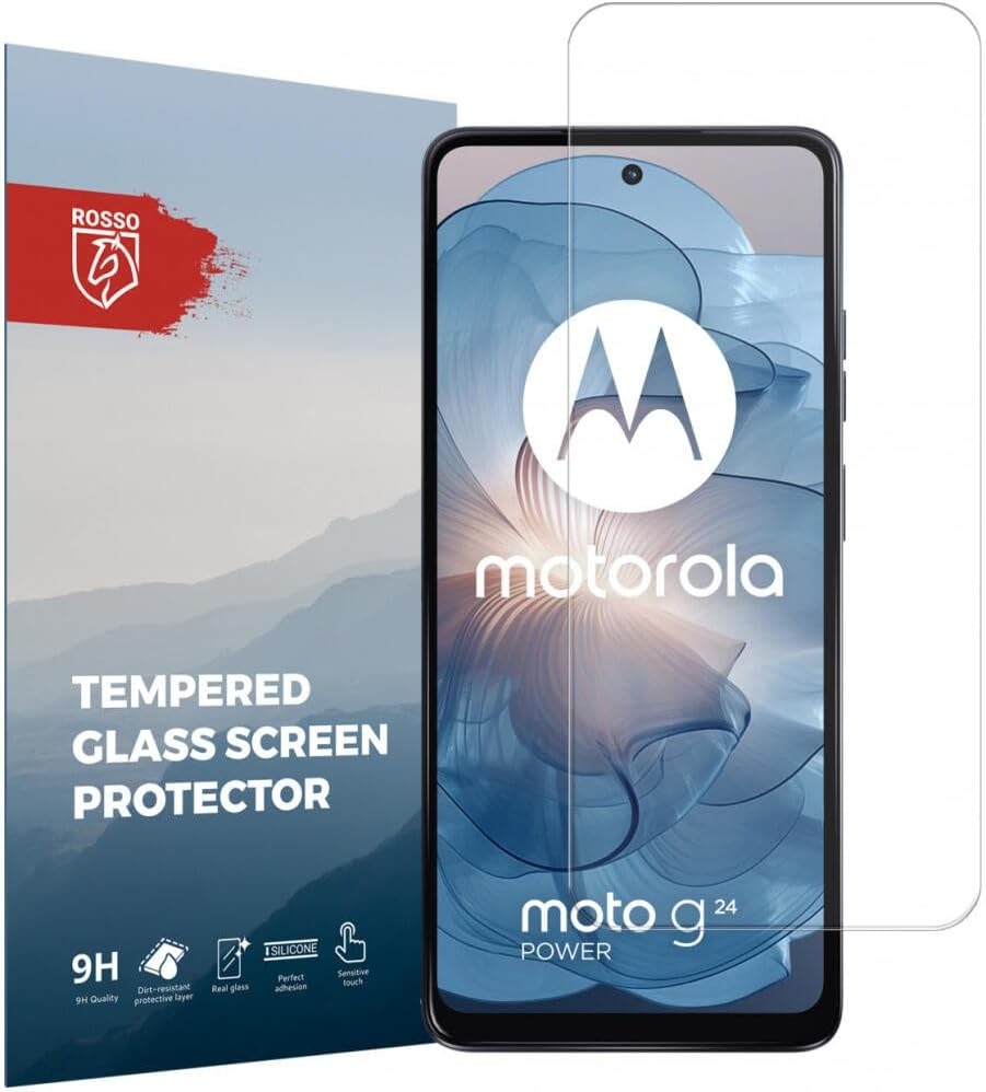 Αντιχαρακτικό Προστατευτικό Γυαλί Οθόνης - Motorola Moto G24 Power - Rosso Tempered Glass - Clear