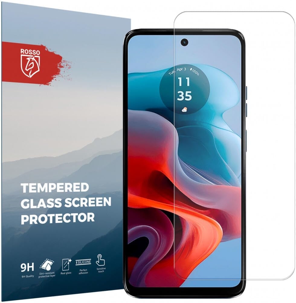 Αντιχαρακτικό Προστατευτικό Γυαλί Οθόνης - Motorola Moto G34 - Rosso Tempered Glass - Clear