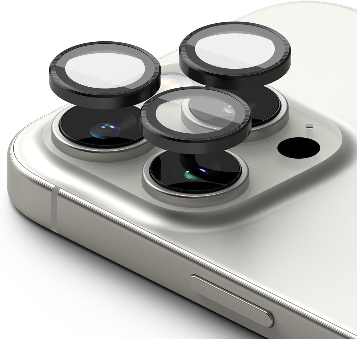 Αντιχαρακτικό Προστατευτικό Γυαλί Apple iPhone 16 Pro / 16 Pro Max - Vivid Camera Protective Lens 3 in 1 για Φακό Κάμερας - Black