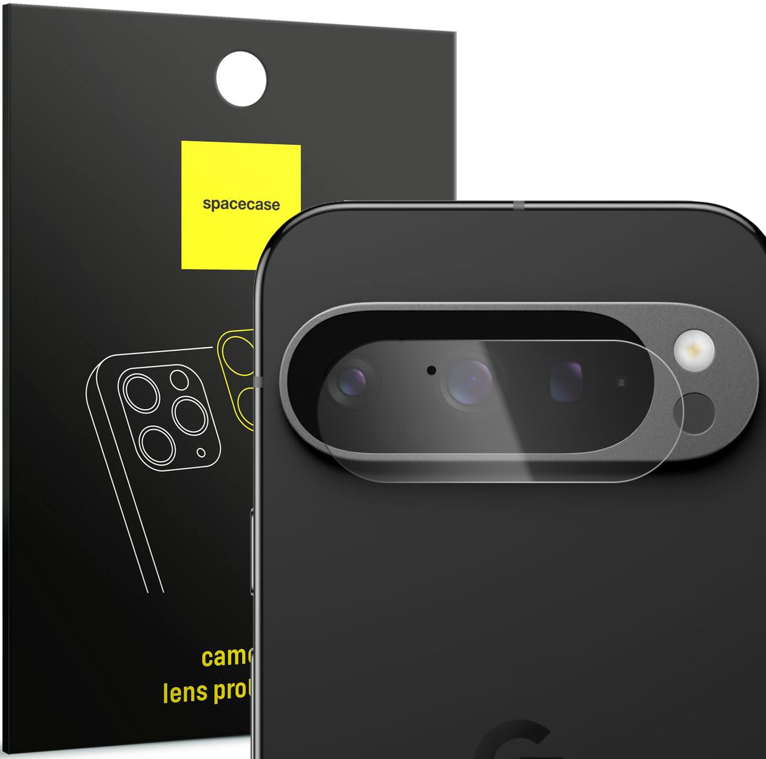 Αντιχαρακτικό Προστατευτικό Γυαλί για Φακό Κάμερας - Google Pixel 9 Pro - Spacecase Camera Glass Lens Protector - Transparent