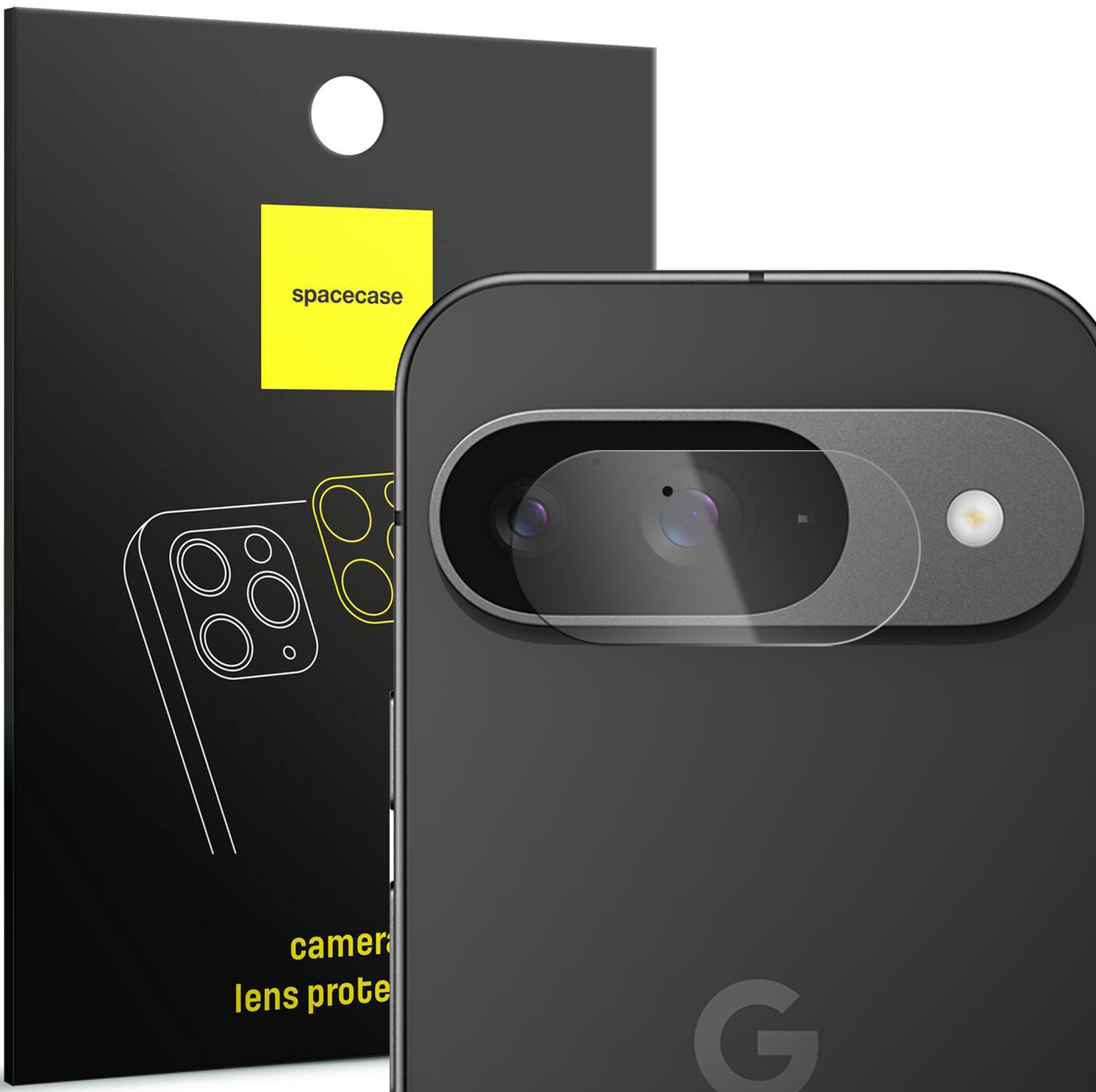 Αντιχαρακτικό Προστατευτικό Γυαλί για Φακό Κάμερας - Google Pixel 9 - Spacecase Camera Glass Lens Protector - Transparent