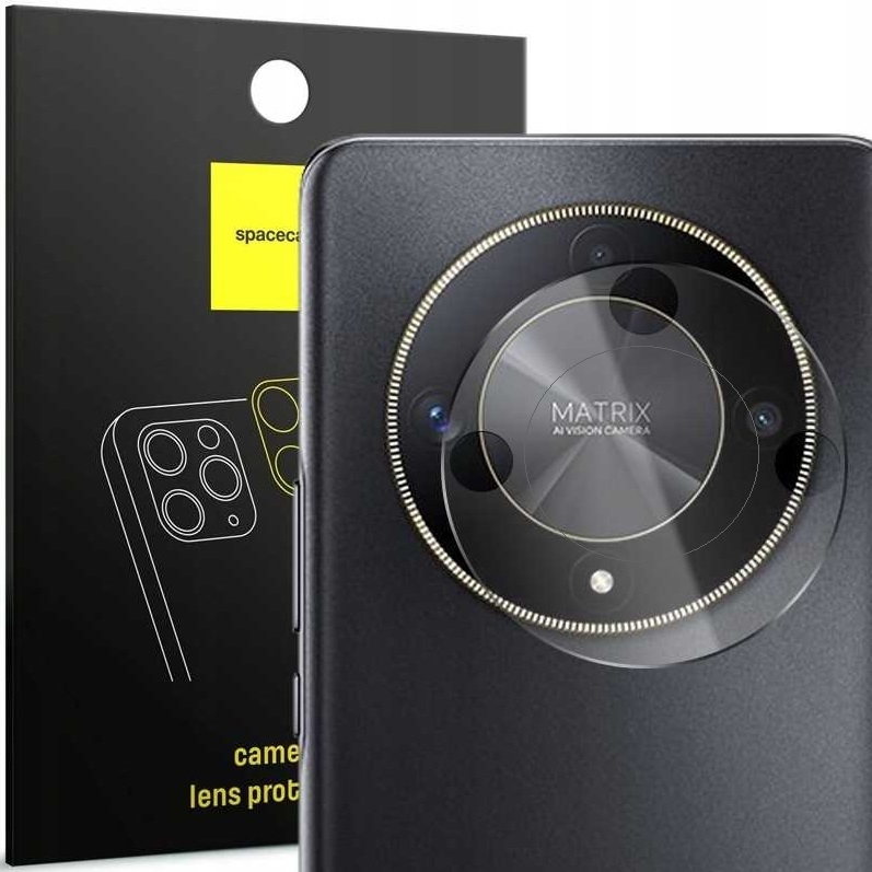 Αντιχαρακτικό Προστατευτικό Γυαλί για Φακό Κάμερας - Honor Magic6 Lite - Spacecase Camera Glass Lens Protector - Transparent