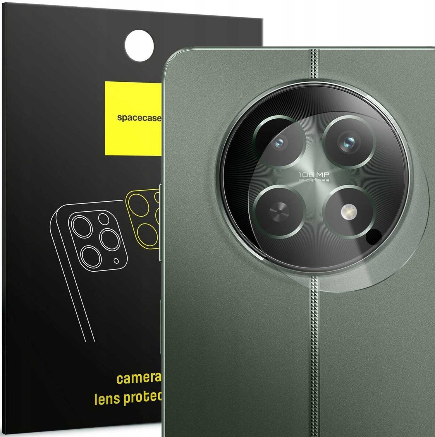 Αντιχαρακτικό Προστατευτικό Γυαλί για Φακό Κάμερας - Realme 12 5G / 12x 5G - Spacecase Camera Glass Lens Protector - Transparent