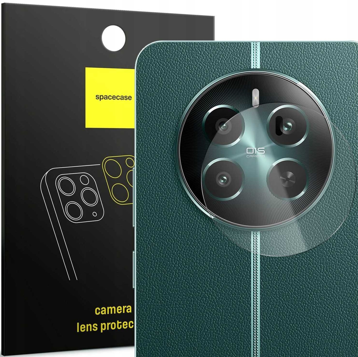 Αντιχαρακτικό Προστατευτικό Γυαλί για Φακό Κάμερας - Realme 12 Plus - Spacecase Camera Glass Lens Protector - Transparent