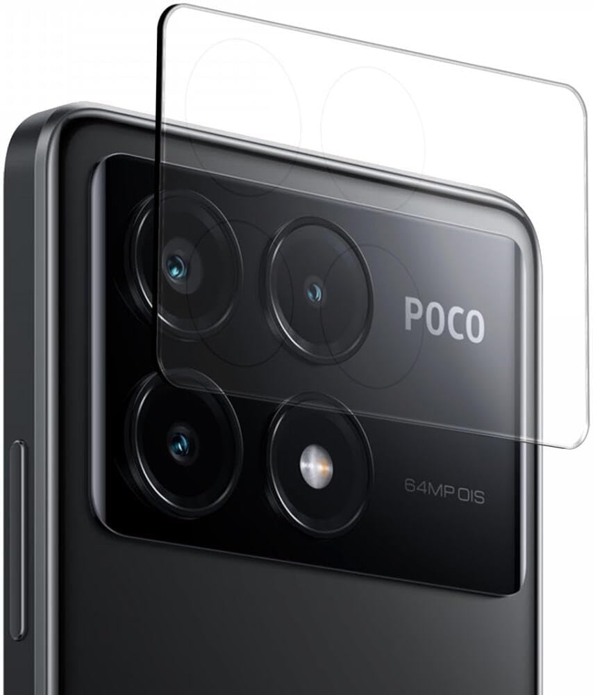 Αντιχαρακτικό Προστατευτικό Γυαλί για Φακό Κάμερας Xiaomi Poco F6 Pro - Rosso Tempered Glass Camera Lens Protector - Transparent 