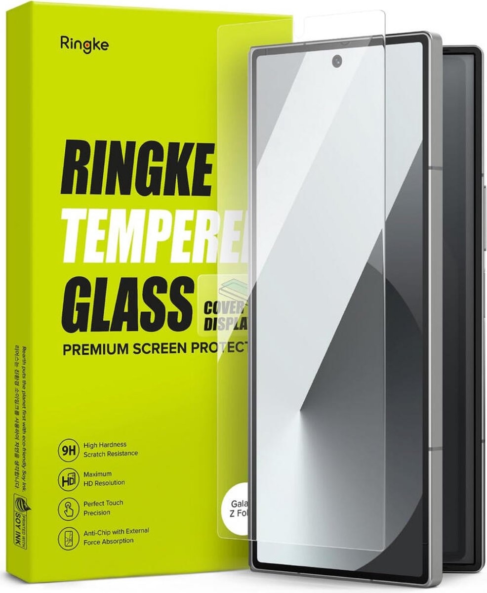 Αντιχαρακτικό Προστατευτικό Γυαλί Εξωτερικής Οθόνης - Samsung Galaxy Z Fold6 - Ringke Cover Display Tempered Glass - 2 Τεμάχια - Clear
