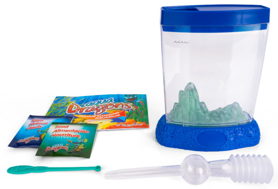 qua Dragons Colour Changing Deluxe Aquarium - Έξυπνο Εκπαιδευτικό Παιχνίδι Ενυδρείο με Φωτισμό LED & Αλλαγή Χρώματος Βάση Θερμοκρασίας Νερού