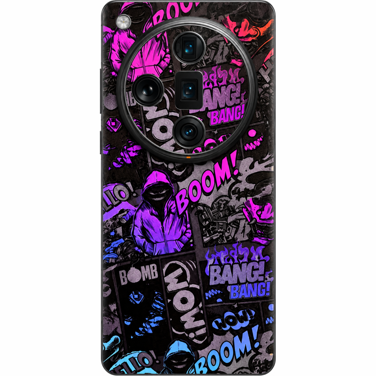 Αυτοκόλλητο Skin Προστασίας Πλάτης Oppo Find X7 Ultra Gams Premium Vinyl Skin Back Plate 3D Neonbomb