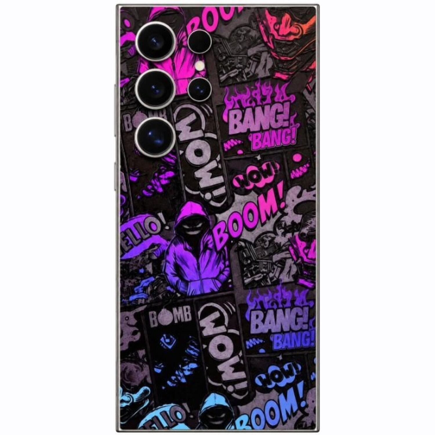 Αυτοκόλλητο Skin Προστασίας Πλάτης Samsung Galaxy S25 Ultra Gams Premium Vinyl Skin Back Plate 3D Neonbomb