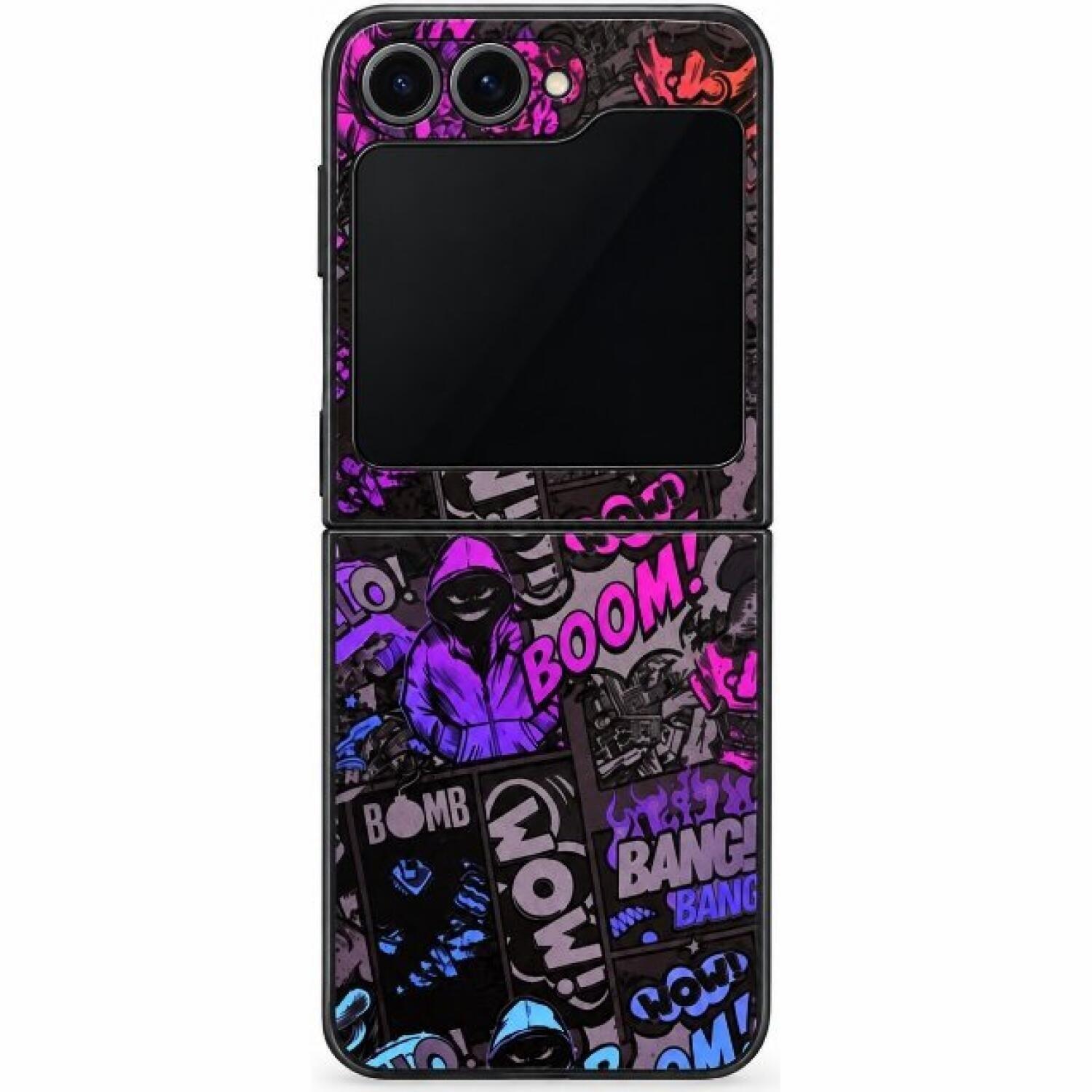 Αυτοκόλλητο Skin Προστασίας Πλάτης Samsung Galaxy Z Flip6 Gams Premium Vinyl Skin Back Plate 3D Neonbomb