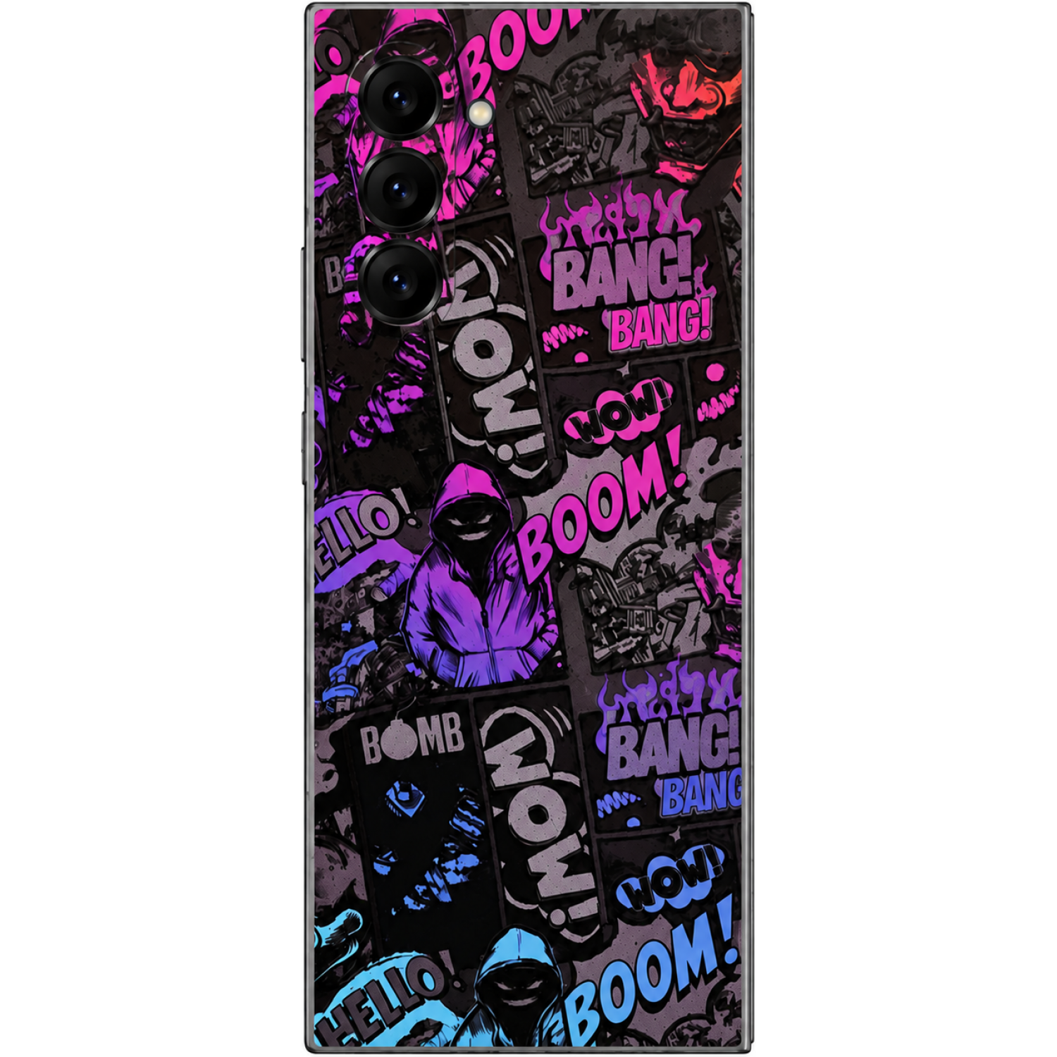 Αυτοκόλλητο Skin Προστασίας Πλάτης Samsung Galaxy Z Fold6 Gams Premium Vinyl Skin Back Plate 3D Neonbomb