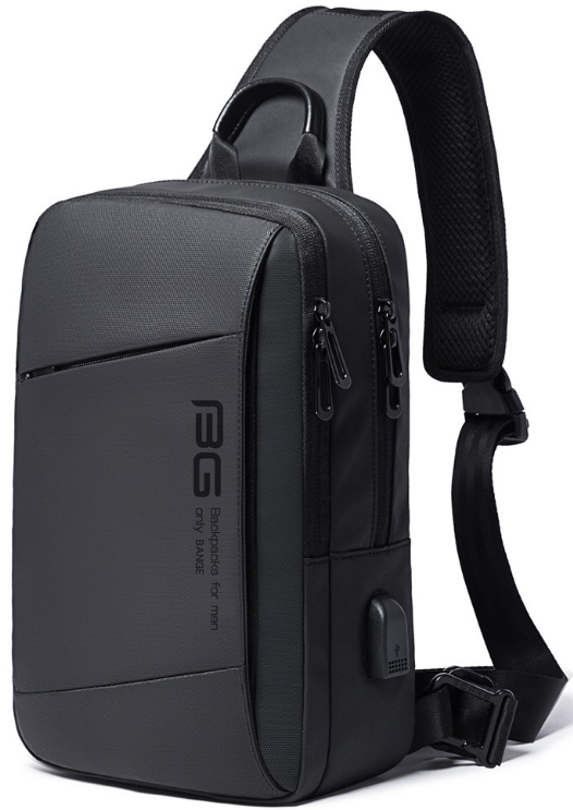 Bange 22002 - Ανδρικό Τσαντάκι Ώμου / Χιαστί Crossbody - 4.5L - Black