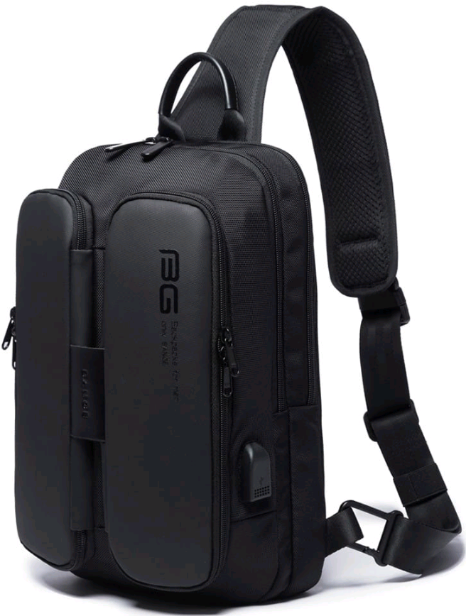 Bange 7079 - Ανδρικό Τσαντάκι Ώμου / Χιαστί Crossbody - 9L - Black