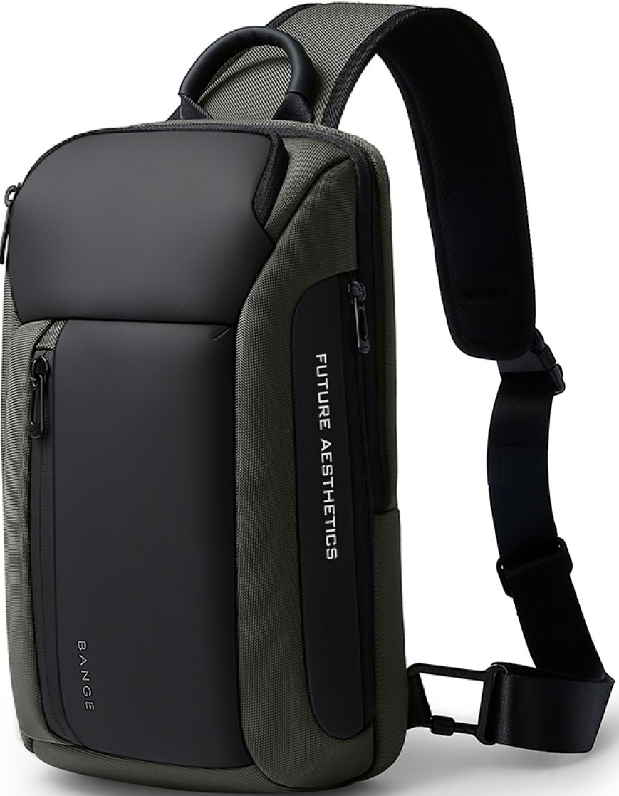 Bange 7566 - Ανδρικό Τσαντάκι Ώμου / Χιαστί Crossbody - 7.8L - Green