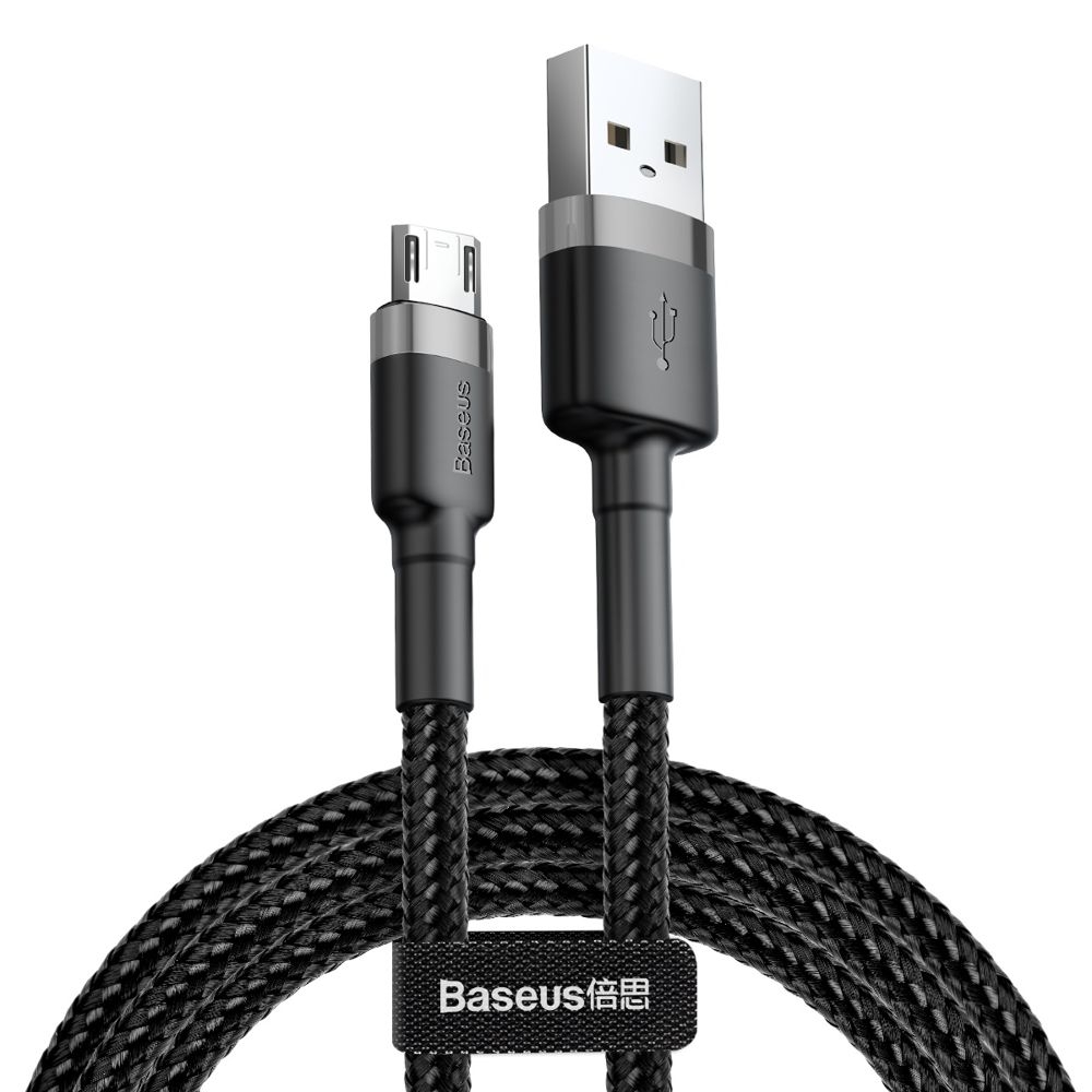 Baseus Καλώδιο Φόρτισης και Μεταφοράς Δεδομένων USB σε MicroUSB 50cm - Black