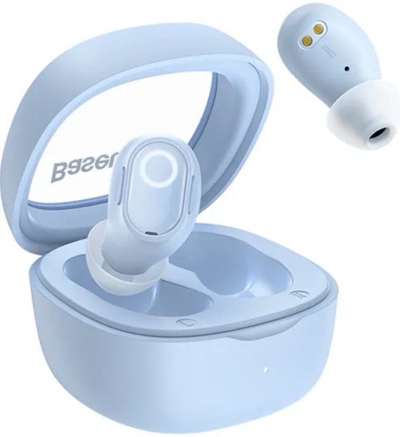Bluetooth Ακουστικά Baseus True Wireless Earbuds Bowie WM02 OS Ασύρματα με Θήκη Φόρτισης Blue