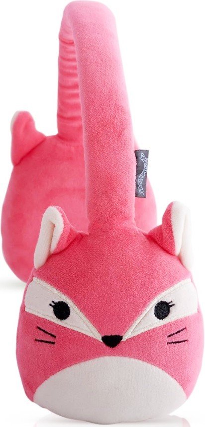 Bluetooth Ακουστικά Lazerbuilt Jazwares Original Squishmallows Λούτρινα Ασύρματα Κεφαλής για Παιδιά με Μικρόφωνο Fifi the Fox