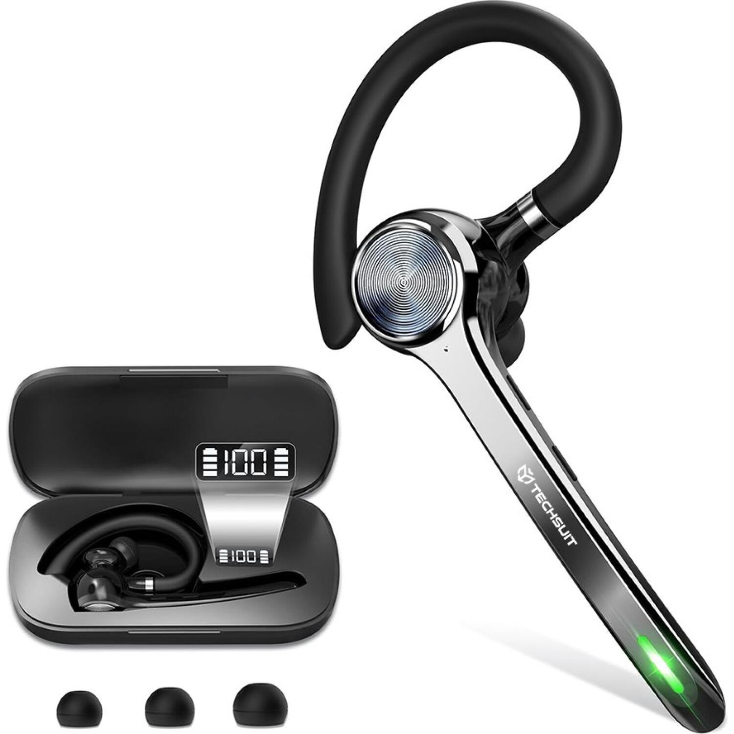 Bluetooth Ακουστικό Techsuit Premium Business Headset NeXound G7 Ασύρματο Μονό με Τεχνολογία Multipoint Black