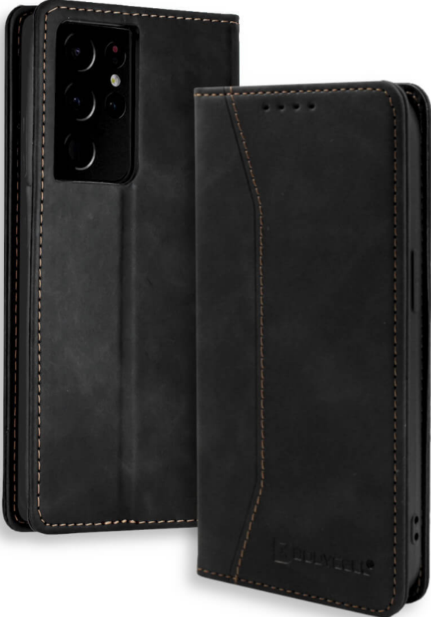 Bodycell Θήκη - Πορτοφόλι Samsung Galaxy S21 Ultra 5G - Black