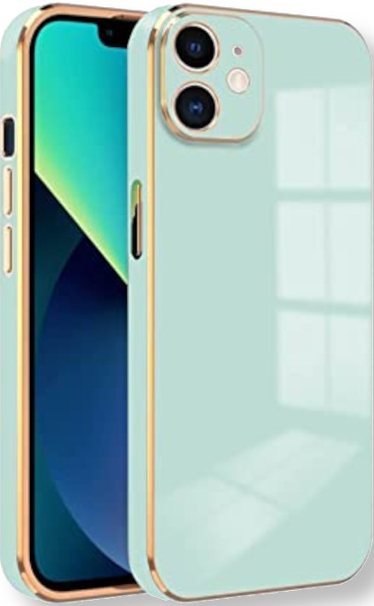 Bodycell Gold Plated - Θήκη Σιλικόνης Apple iPhone 11 - Mint Green