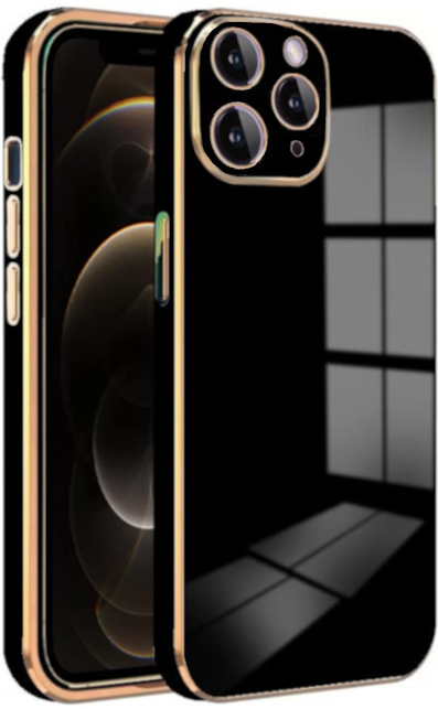 Bodycell Gold Plated - Θήκη Σιλικόνης Apple iPhone 11 Pro - Black