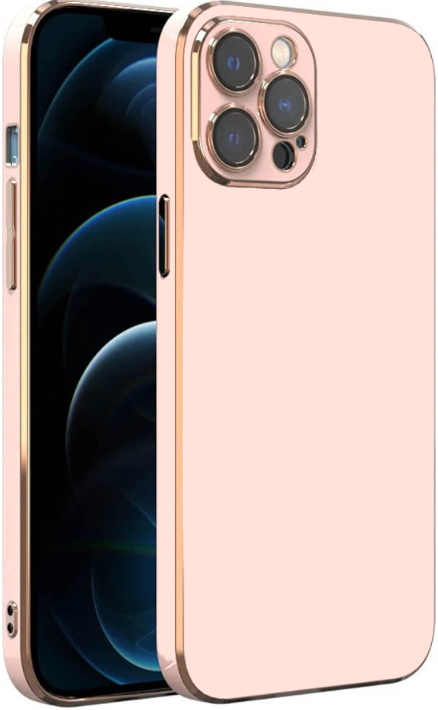 Bodycell Gold Plated - Θήκη Σιλικόνης Apple iPhone 14 Pro Max - Pink 