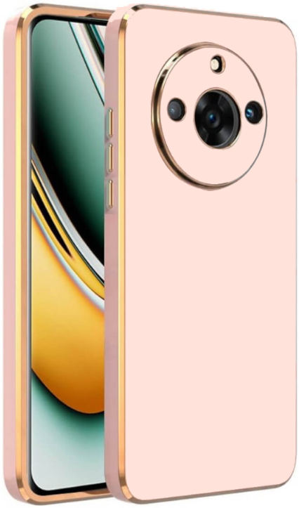 Bodycell Gold Plated - Θήκη Σιλικόνης Realme 11 Pro / 11 Pro Plus - Pink