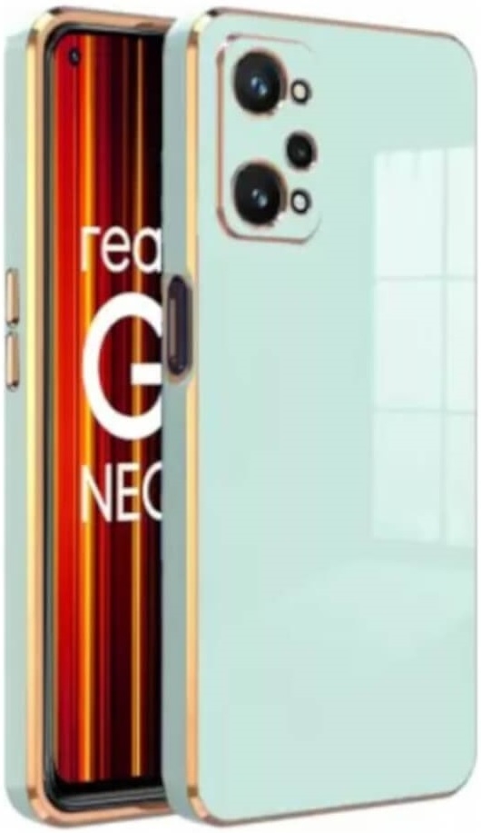 Bodycell Gold Plated - Θήκη Σιλικόνης Realme GT Neo 2 - Mint Green