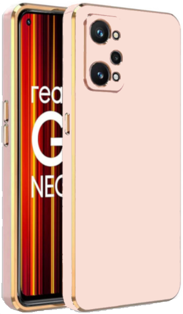 Bodycell Gold Plated - Θήκη Σιλικόνης Realme GT Neo 2 - Pink