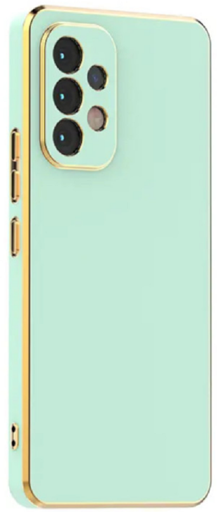 Bodycell Gold Plated - Θήκη Σιλικόνης Samsung Galaxy A13 4G - Mint Green