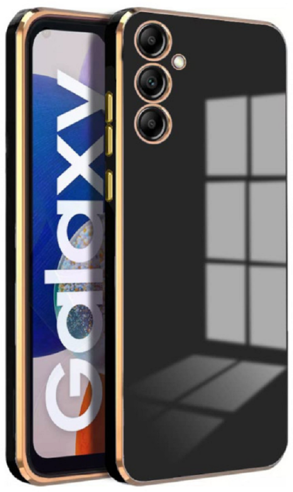 Bodycell Gold Plated - Θήκη Σιλικόνης Samsung Galaxy A13 5G - Black (5206015069376)