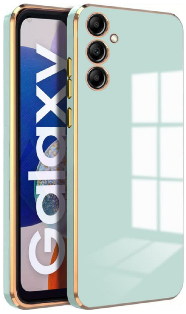 Bodycell Gold Plated - Θήκη Σιλικόνης Samsung Galaxy A13 5G - Mint Green