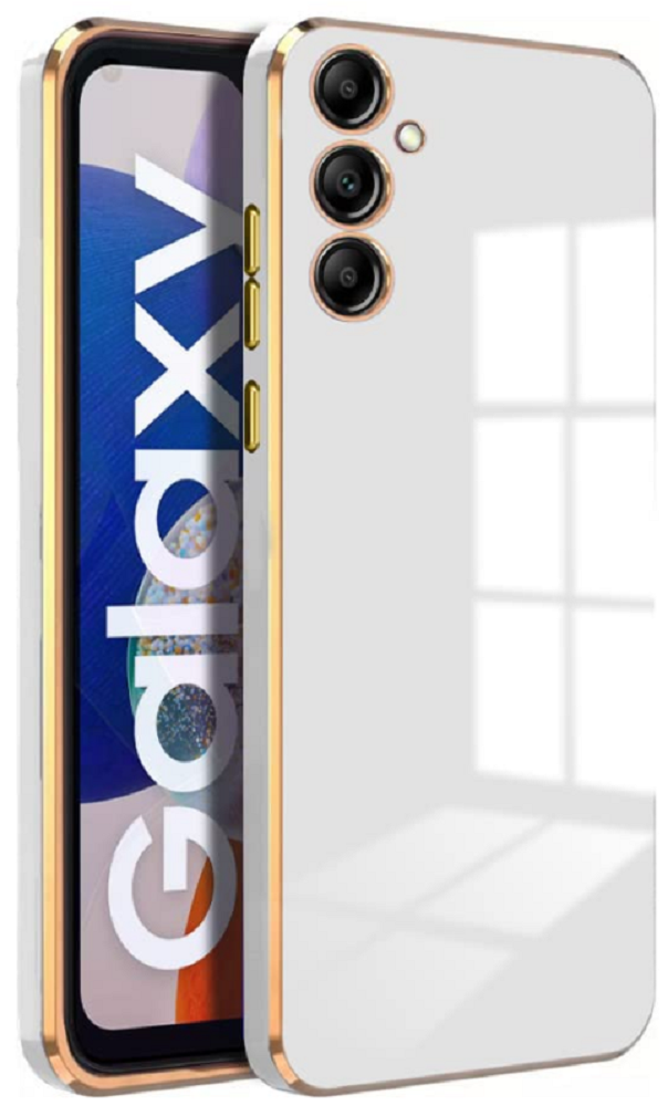 Bodycell Gold Plated - Θήκη Σιλικόνης Samsung Galaxy A13 5G - White