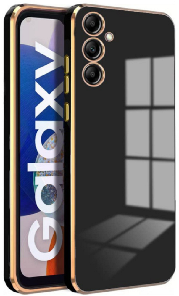 Bodycell Gold Plated - Θήκη Σιλικόνης Samsung Galaxy A14 - Black