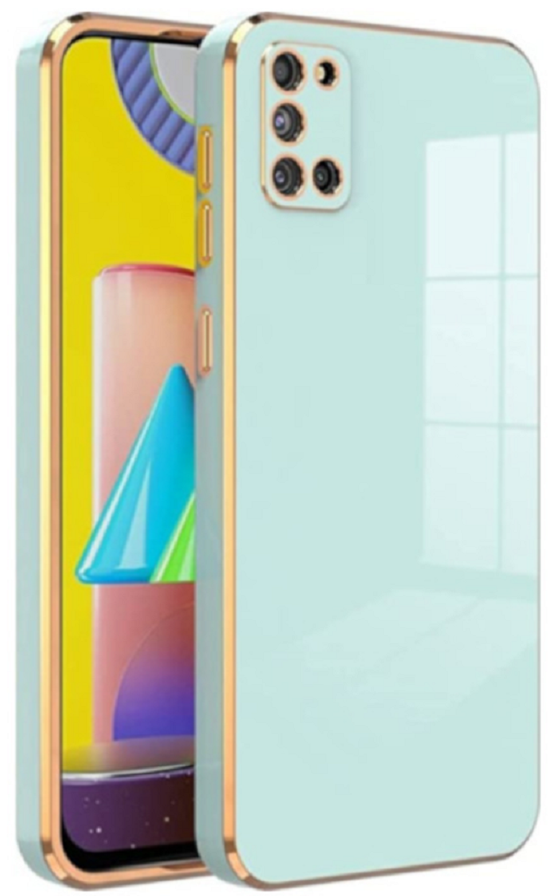 Bodycell Gold Plated - Θήκη Σιλικόνης Samsung Galaxy A31 - Mint Green
