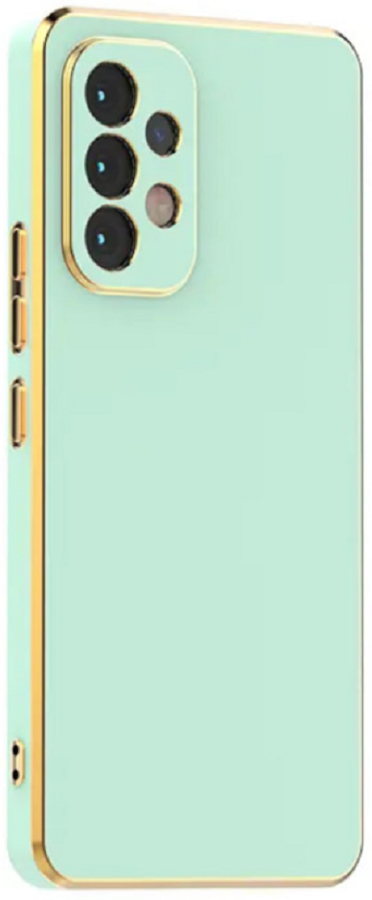 Bodycell Gold Plated - Θήκη Σιλικόνης Samsung Galaxy A52 / A52s 5G - Mint Green