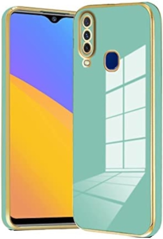 Bodycell Gold Plated - Θήκη Σιλικόνης Samsung Galaxy A20s - Mint Green (5206015071065)