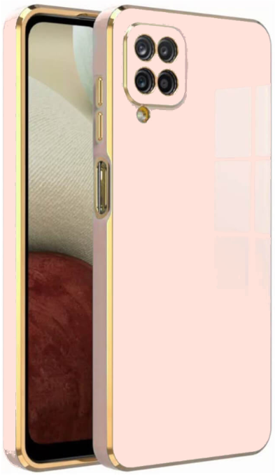 Bodycell Gold Plated - Θήκη Σιλικόνης Samsung Galaxy A22 4G - Pink (5206015071102)