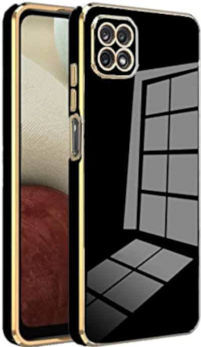 Bodycell Gold Plated - Θήκη Σιλικόνης Samsung Galaxy A22 5G - Black