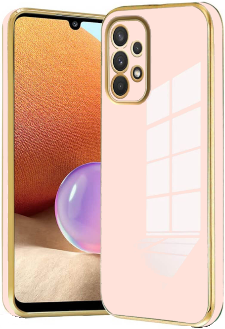 Bodycell Gold Plated - Θήκη Σιλικόνης Samsung Galaxy A32 4G - Pink