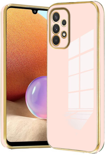 Bodycell Gold Plated - Θήκη Σιλικόνης Samsung Galaxy A32 5G - Pink