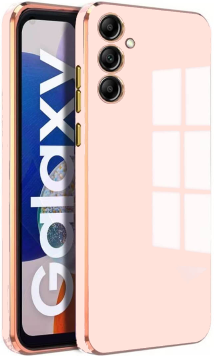 Bodycell Gold Plated - Θήκη Σιλικόνης Samsung Galaxy A34 - Pink