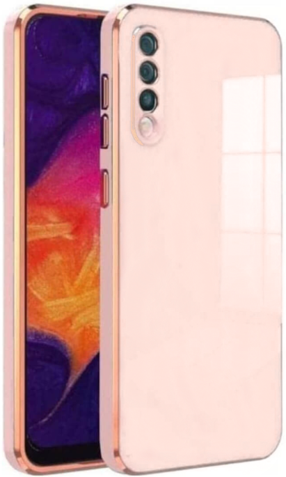 Bodycell Gold Plated - Θήκη Σιλικόνης Samsung Galaxy A50 / A30s - Pink (5206015071256)