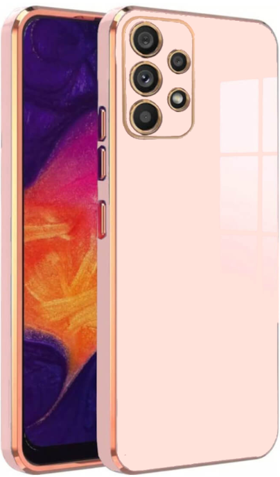 Bodycell Gold Plated - Θήκη Σιλικόνης Samsung Galaxy A53 5G - Pink