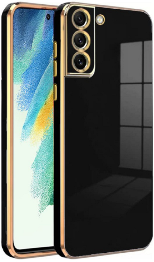 Bodycell Gold Plated - Θήκη Σιλικόνης Samsung Galaxy S21 5G - Black